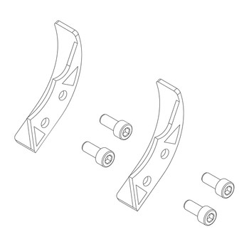 Husqvarna OEM SKID PLATE KIT, ECA308 546421201 (2 Pack)
