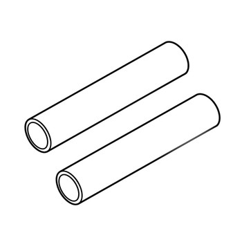 Husqvarna OEM SPACER .510X.625X3.35 SPACER 4 592762601 (2 Pack)