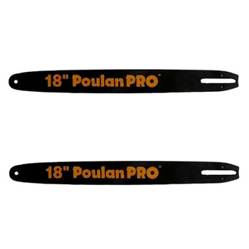 Husqvarna OEM BAR ASSEMBLY POULAN PRO 18" 589198303 (2 Pack)