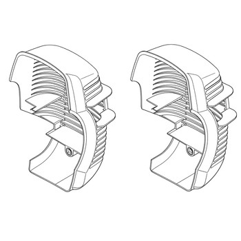 Husqvarna OEM HEAT PROTECTOR 544144602 (2 Pack)