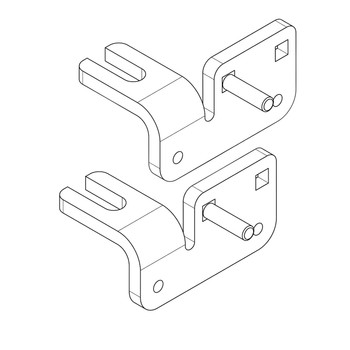 Husqvarna OEM CLUTCH STOP BRACKET 547035202 (2 Pack)