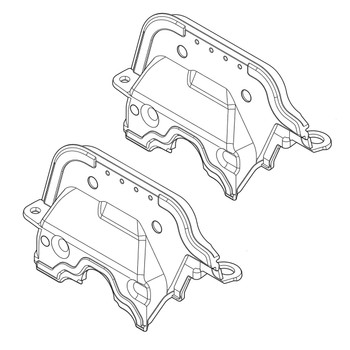 Husqvarna OEM INSULATION WALL 534971001 (2 Pack)