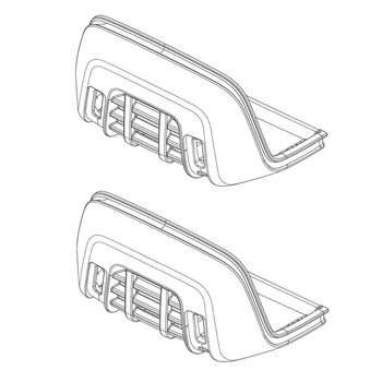 Husqvarna OEM SKID PLATE FOR 330IK 546947401 (2 Pack)