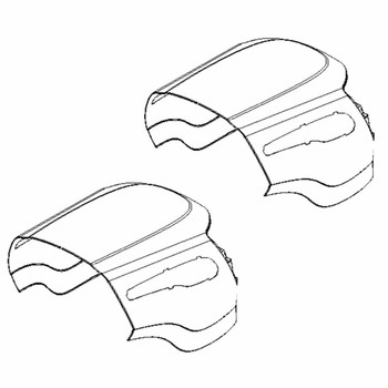 Husqvarna OEM HOOD.PREDII.YTGT.SDVT/TM.667 587899801 (2 Pack)