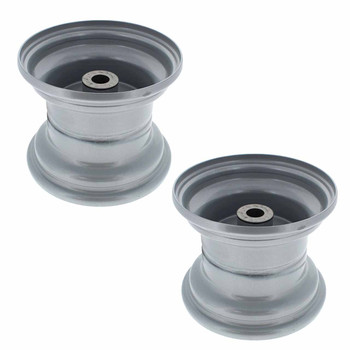 Husqvarna OEM RIM.ASM.6X4.5.FRONT.SILVER 532106732 (2 Pack)