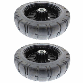 Husqvarna OEM WHEEL.9X2.25.LP.TIGER.BLACK 532192622 (2 Pack)