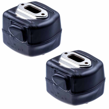 Husqvarna OEM MUFFLER ASSEMBLY 90CC 536601801 (2 Pack)