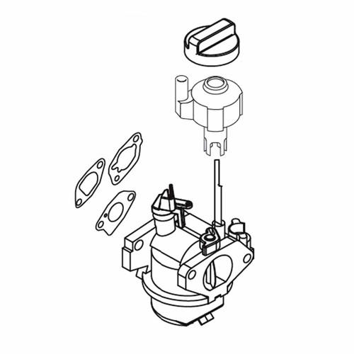587179101 327T Carburetor Husqvarna Genuine OEM Part