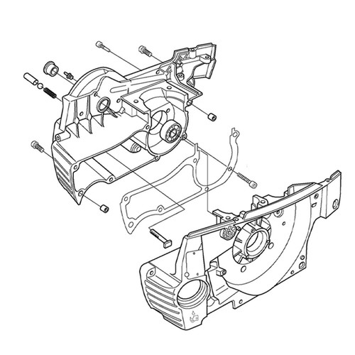503991106 Crankcase Husqvarna Genuine OEM Part