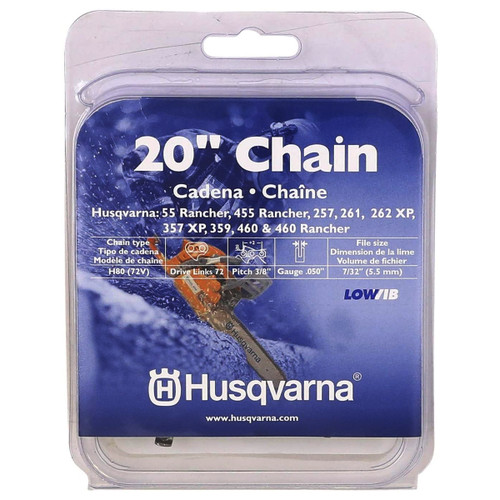 531300441 Husqvarna H80-72 20(Blue)Clam Chain OEM