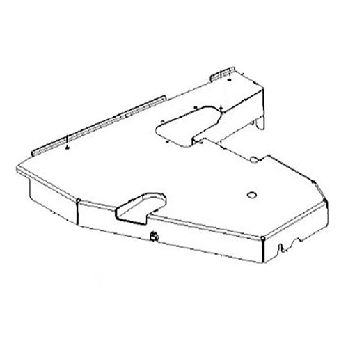 591454004 Husqvarna Guard Pnt Wld Cvr Mandrl Rt Gy OEM