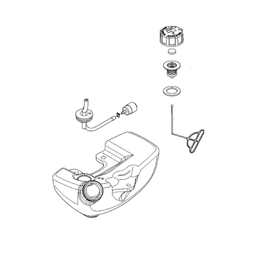 HUSQVARNA Tank Assy (Rpls T170085000) 521770601 Image 1