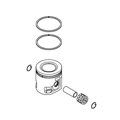 HUSQVARNA Piston Assy 576954802 Image 1