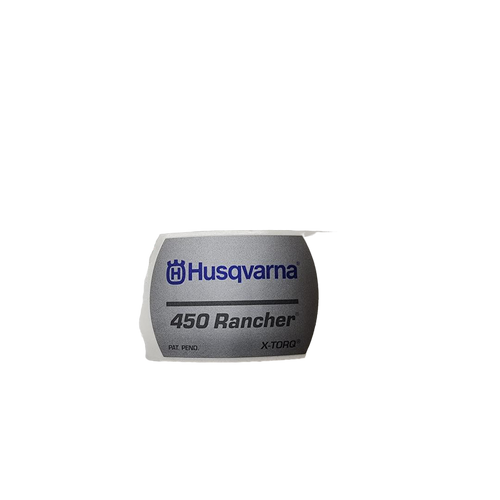 HUSQVARNA Label Starter 450 Rancher. 580766101 Image 1