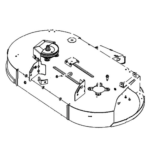 588822601 Husqvarna Deck Asm Svcx.42F.El.Gw.Wp.498 OEM