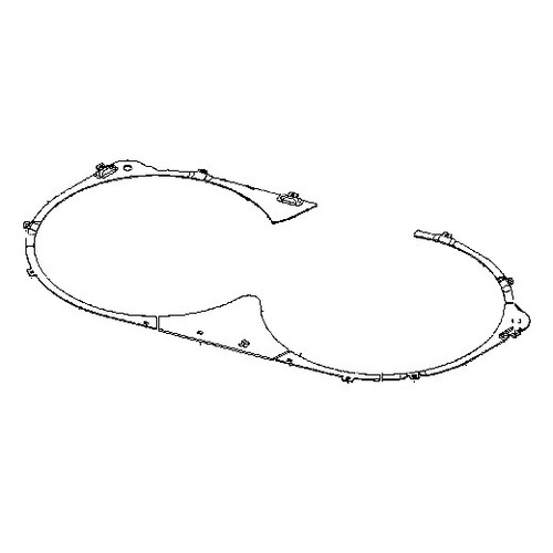 595839602 Husqvarna Plate Rear Containment E-Coat OEM