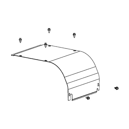 HUSQVARNA Frame Cover And Hardware 596013202 Image 1