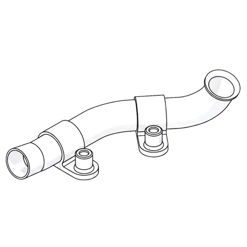 596936701 Exhaust Pipe Assy 322 Husqvarna Genuine OEM Part