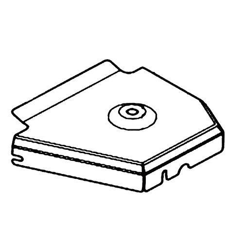 Husqvarna 597452503 - Cover.Z400X.Deck.Lh.Gray