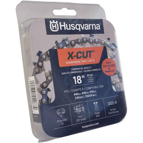 581643603 18 Chn Sp33G .325 050 72Dl Cs Husqvarna Genuine OEM Part