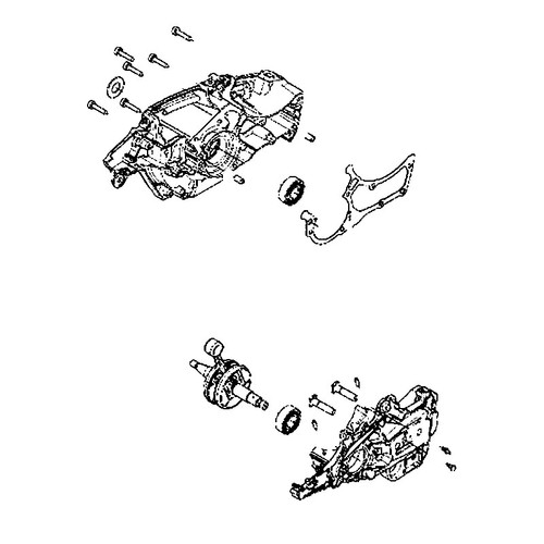 Husqvarna 531114506 - Shortblock Crankcase Assembly