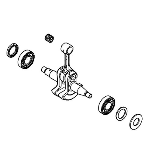 575545221 Crankshaft Asy Small Sms Spar Husqvarna Genuine OEM Part