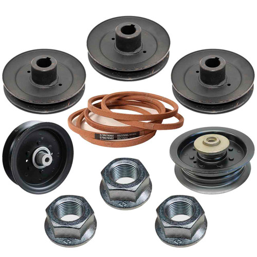 Belt and Pulley Kit for Z448 Husqvarna Zturn Mower IMAGEN