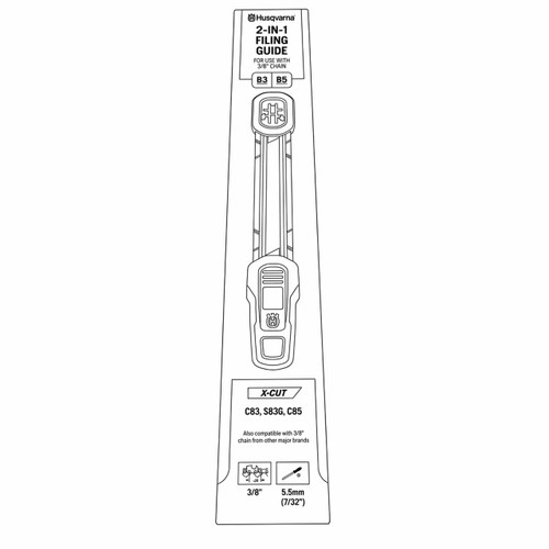 Husqvarna 547404585 21 File Guide 83 85 (3/8)