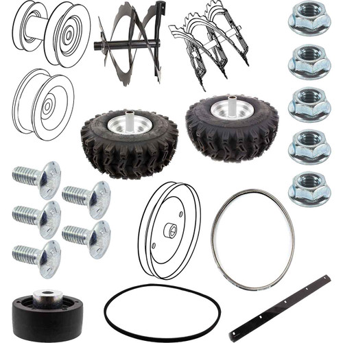 Husqvarna Pulleys & Belts Auger Maintenance With Wheel For ST 327T Snow Blower