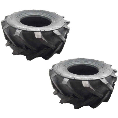 Husqvarna OEM TIRE.13X5-6.CHEVRON.TILLER 532102190 (2 Pack)