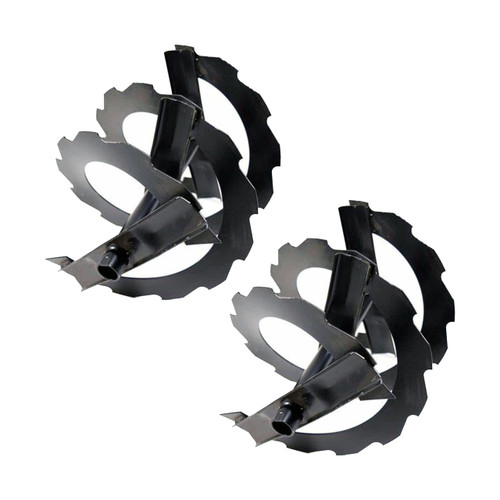 59739HS Husqvarna OEM AUGER.WELD.RIB.BUT.24".RH.GREY 585544201 (2 Pack)