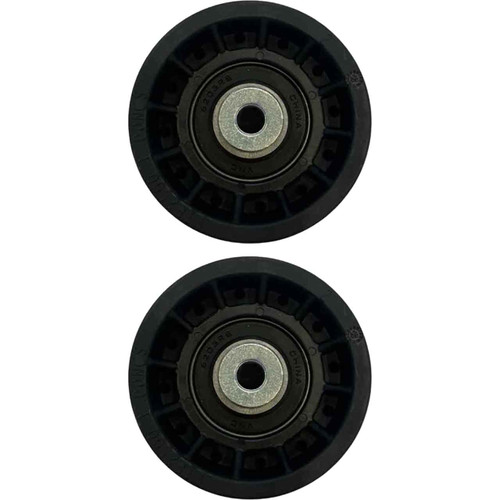 596717201 PULLEY IDLER ZINC CLEAR OEM (2 Pack) For Husqvarna ST 430T Snow Blower