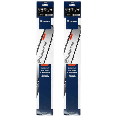 HUSQVARNA Guide Bar  - X -Force ,18"BAR, 72 DRIVE LINKS, .050"GAUGE, .325"  - 2 PACK