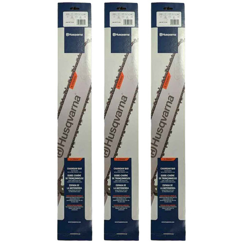 HUSQVARNA Guide Bar  - X -Force XT ,28"BAR, 93 DRIVE LINKS, .050"GAUGE, 3/8"   - 3 PACK