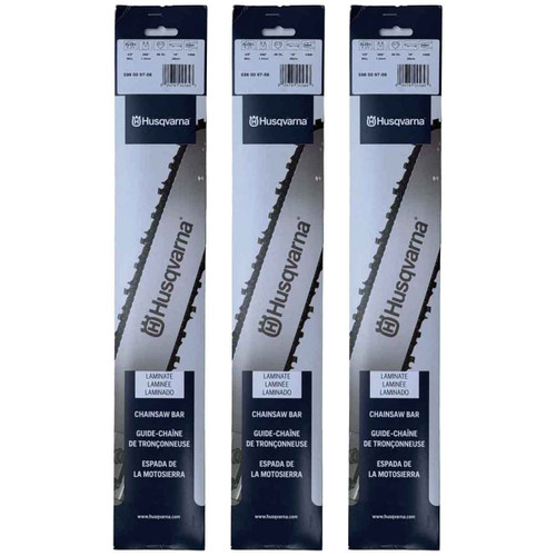 HUSQVARNA Guide Bar  - Laminated ,16"BAR, 56 DRIVE LINKS, .050"GAUGE, 3/8"   - 3 PACK
