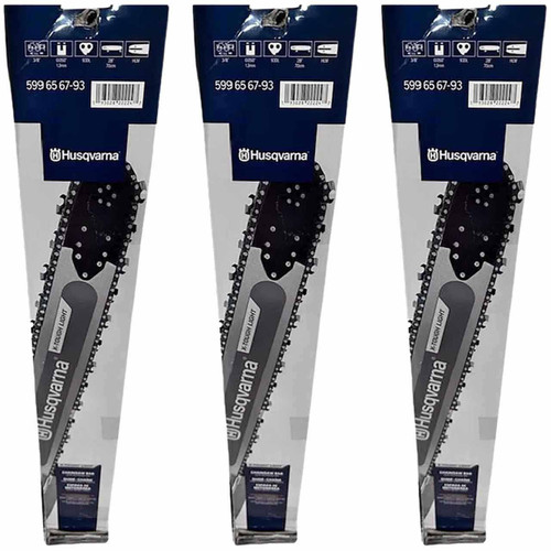 HUSQVARNA Guide Bar  - XT Light ,28"BAR, 93 DRIVE LINKS, .050"GAUGE, 3/8"  - 3 PACK