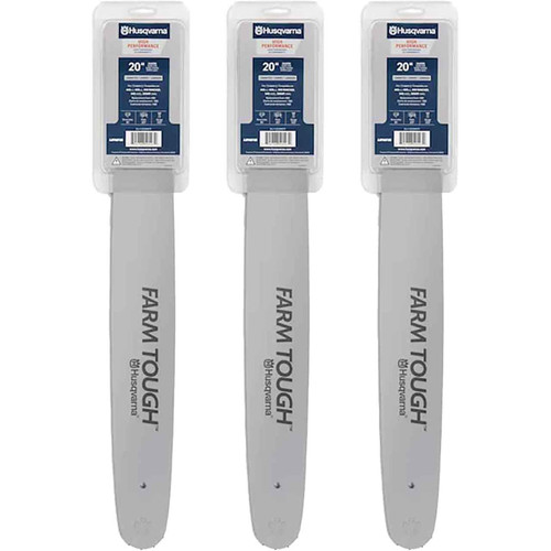 HUSQVARNA Guide Bar  - Laminated ,20"BAR, 80 DRIVE LINKS, .050"GAUGE, .325"  - 3 PACK