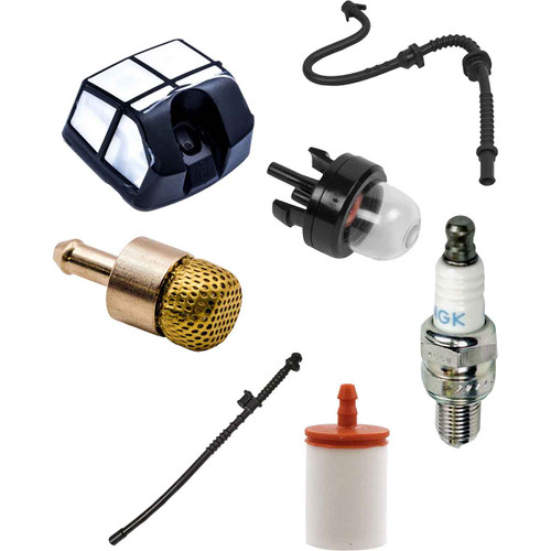 HUSQVARNA 562XP AIR-OIL-FUEL FILTERS SPARK PLUG FUEL LINES PRIMER BULB KIT OEM