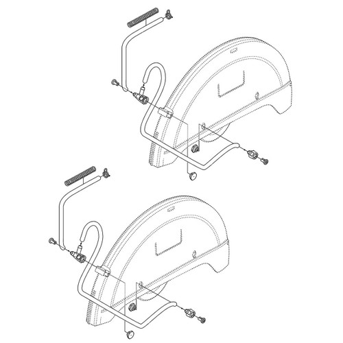 Husqvarna OEM HOSE KIT BLADE GUARD (LARGE) 581721510 (2 Pack)