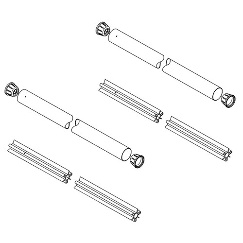 Husqvarna OEM TUBE DRIVESHAFT ASSY 502259401 (2 Pack)