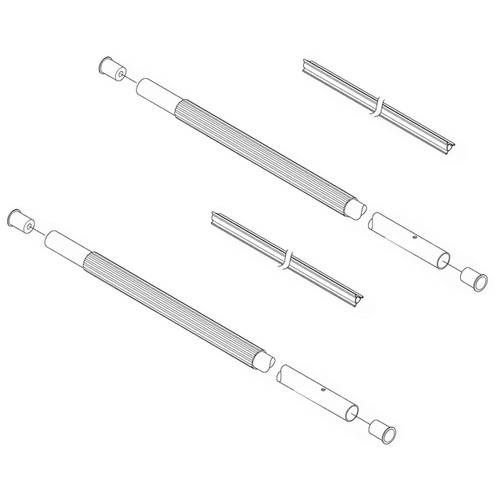 Husqvarna OEM TUBE ASSY WITH GRIP 586890302 (2 Pack)