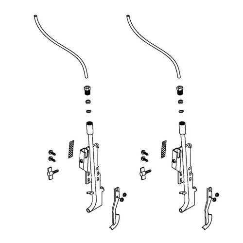 Husqvarna OEM FRAME ASSY KIT FULLY ASSEMBLED 597048502 (2 Pack)