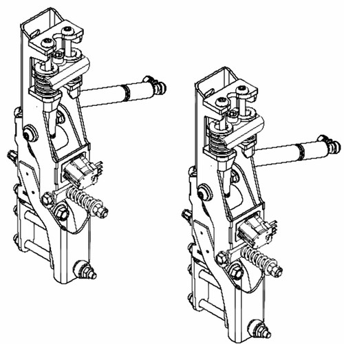 Husqvarna OEM KIT.CONTROL.MECHANISM.LEFT 592724001 (2 Pack)