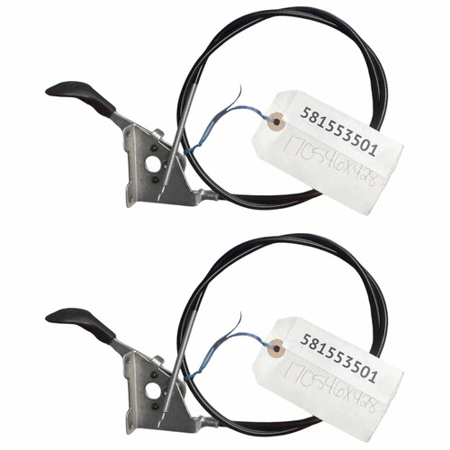 Husqvarna OEM KIT.HV.CURVED.DTRIG.BLK/BLK 581553501 (2 Pack)