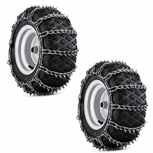 Husqvarna OEM 20" X 10" X 8" TIRE CHAINS 954050201 (2 Pack)