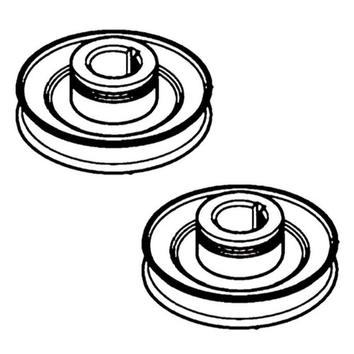 Husqvarna OEM PULLEY DRIVE TZ350 536635701 (2 Pack)