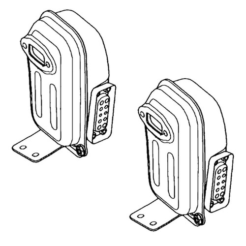Husqvarna OEM MUFFLER KIT B590 536209401 (2 Pack)