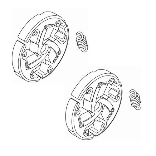 Husqvarna OEM CLUTCH ASSY 574236102 (2 Pack)