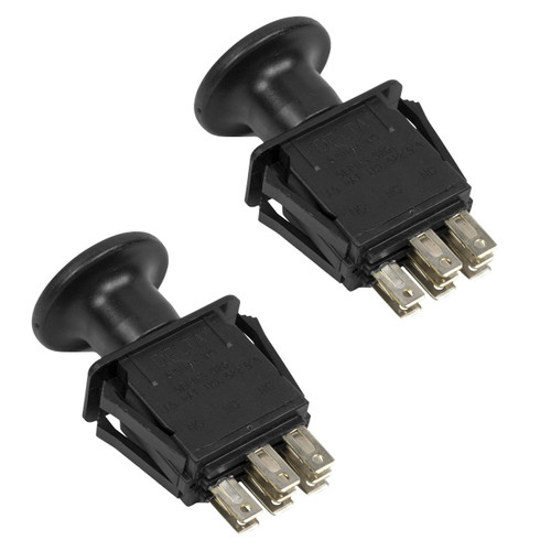 Husqvarna OEM PTO SWITCH (8 TERMINAL, BLACK) 582107601 (2 Pack)