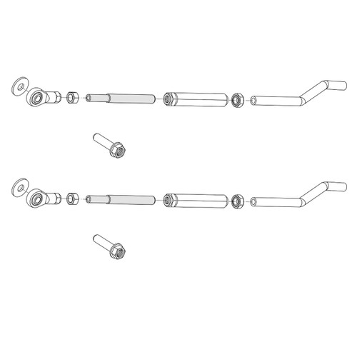 Husqvarna OEM CONTROL LINKAGE ASSEMBLY 522842701 (2 Pack)